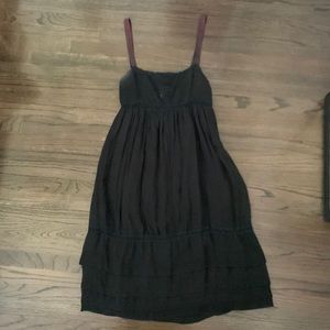 Iro * black silk dress * size 38 French